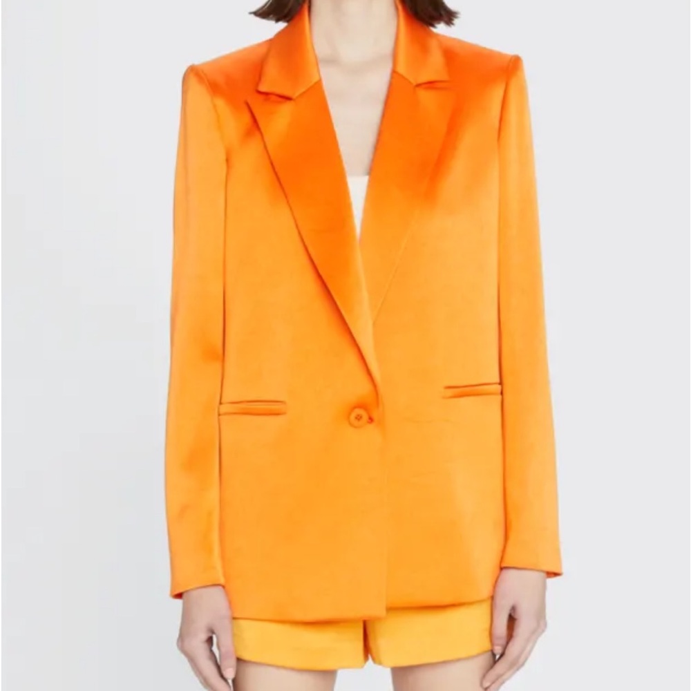 Alice and Olivia Orange Blazer and Short Set - Denny Blazer / Mara Shorts